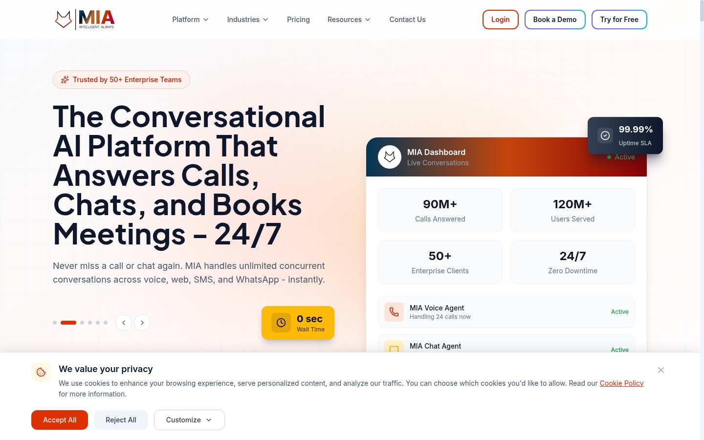 SuperMIA: Consent / blocking overlay